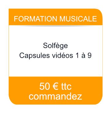 Capsules solfège 1 à 9